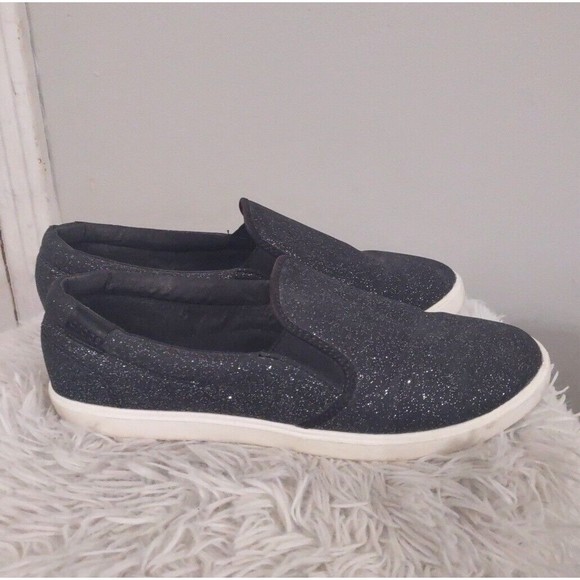 Crocs Citilane 203545 Womens Sz 11 Black Sparkle Slip On Comfort Fabric - Picture 2 of 9